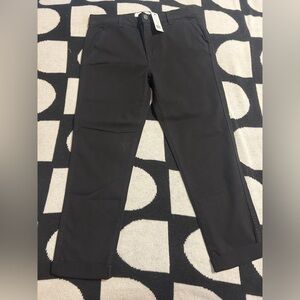 NWT The Confidant Current/Elliott Women’s Black Chino Pants Sz 28 Cuffed Ankle